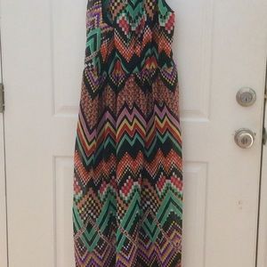 Steve & Lindsay Chevron Maxi Dress